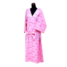 日式開襟浴袍 開襟睡袍 綁帶浴袍 (5)客製