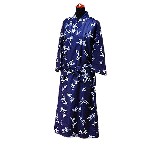 日式開襟浴袍 開襟睡袍 綁帶浴袍 (2)